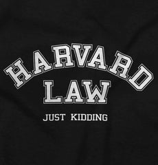 Harvard Law Infant Toddler T Shirt-Direct To Garment Print-Brisco Baby