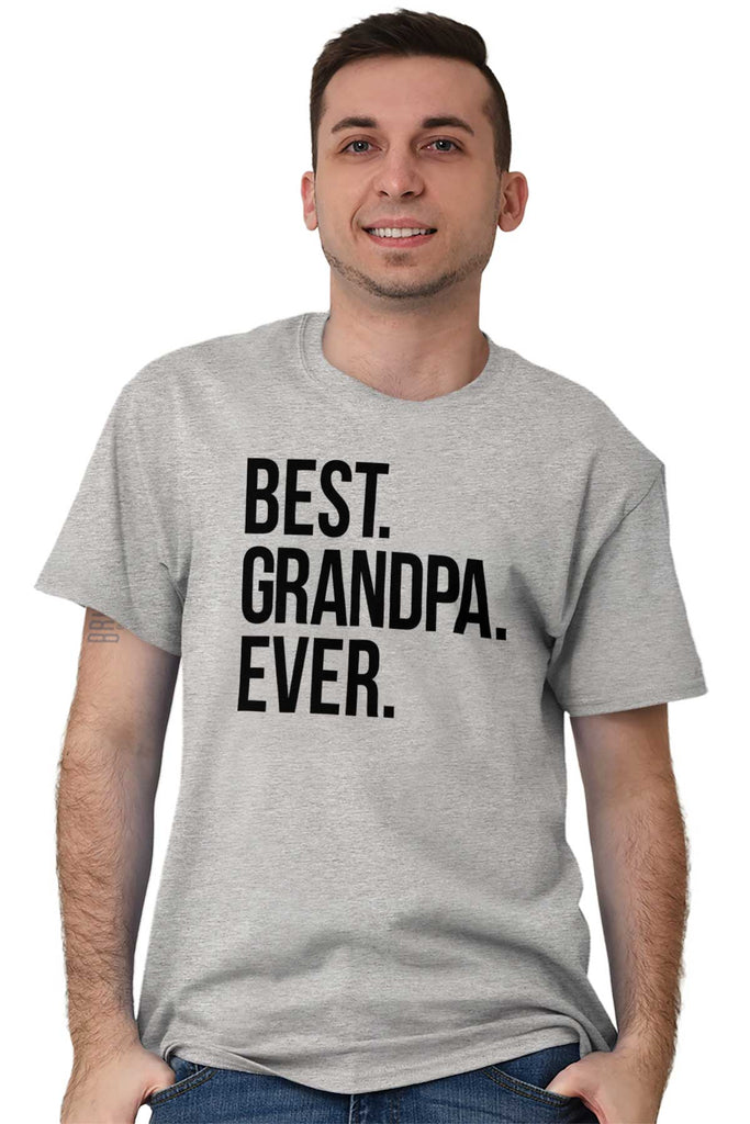 Best Grandpa Ever T Shirt-Direct To Garment Print-Brisco Baby