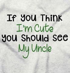 See My Uncle Toddler Football Jersey Tee-Direct To Garment Print-Brisco Baby