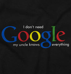 Google Uncle Infant Baby Bib-Direct To Garment Print-Brisco Baby