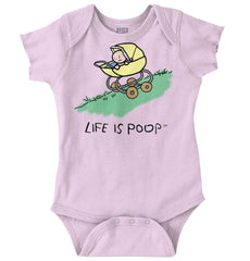 Downhill Stroller Romper-Direct To Garment Print-Brisco Baby