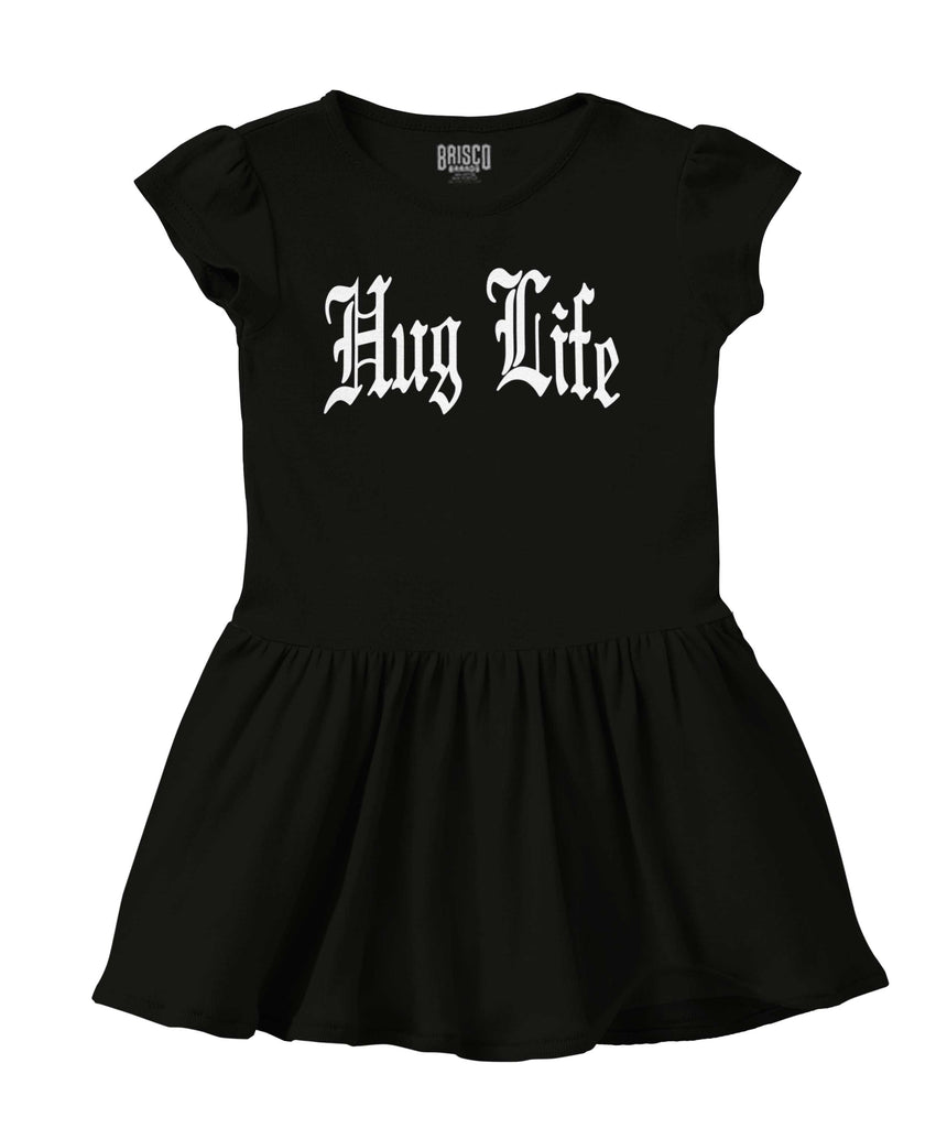 Hug Life Solid Baby Infant Dress-Direct To Garment Print-Brisco Baby