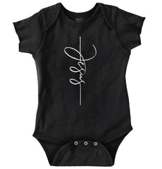 Jesus Fashion Romper Bodysuit-Direct To Garment Print-Brisco Baby