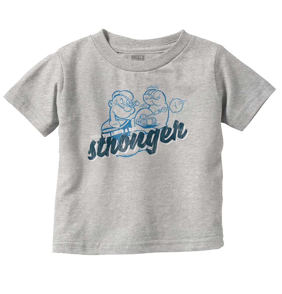Get Stronger Infant Toddler T Shirt-Direct To Garment Print-Brisco Baby