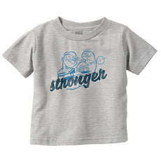 Get Stronger Infant Toddler T Shirt-Direct To Garment Print-Brisco Baby