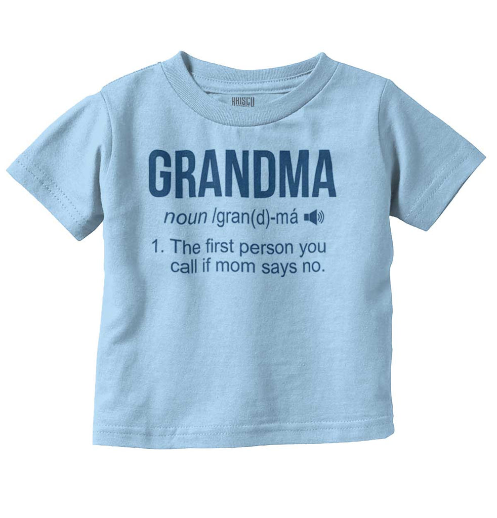 Grandma Infant Toddler T Shirt-Direct To Garment Print-Brisco Baby