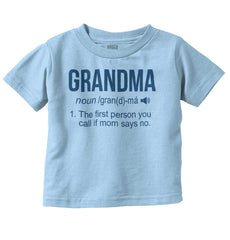 Grandma Infant Toddler T Shirt-Direct To Garment Print-Brisco Baby