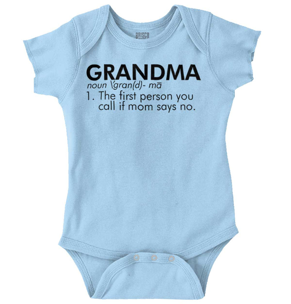 Grandma Defined Romper Bodysuit-Direct To Garment Print-Brisco Baby