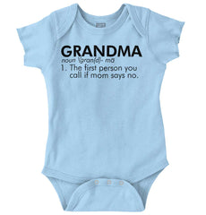 Grandma Defined Romper Bodysuit-Direct To Garment Print-Brisco Baby