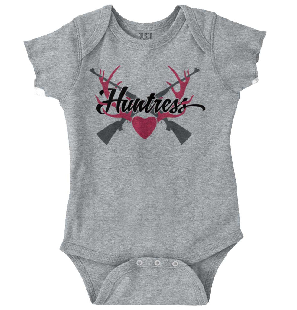 Deer Huntress Romper Bodysuit-Direct To Garment Print-Brisco Baby