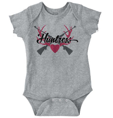 Deer Huntress Romper Bodysuit-Direct To Garment Print-Brisco Baby