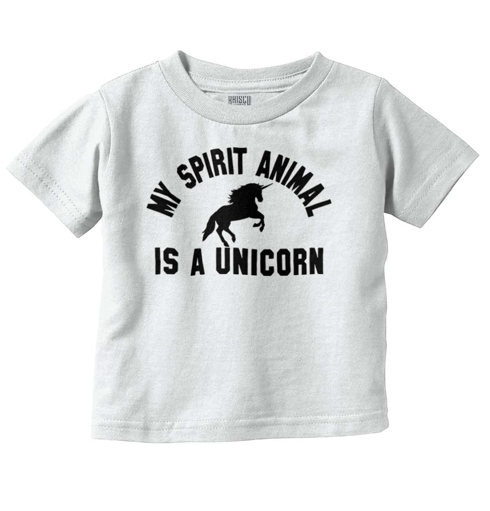 Spirit Unicorn Infant Toddler T Shirt-Direct To Garment Print-Brisco Baby