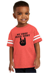 Rock Shirt Toddler Football Jersey Tee-Direct To Garment Print-Brisco Baby