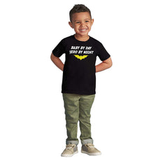 Hero By Night Infant Toddler T Shirt-Direct To Garment Print-Brisco Baby