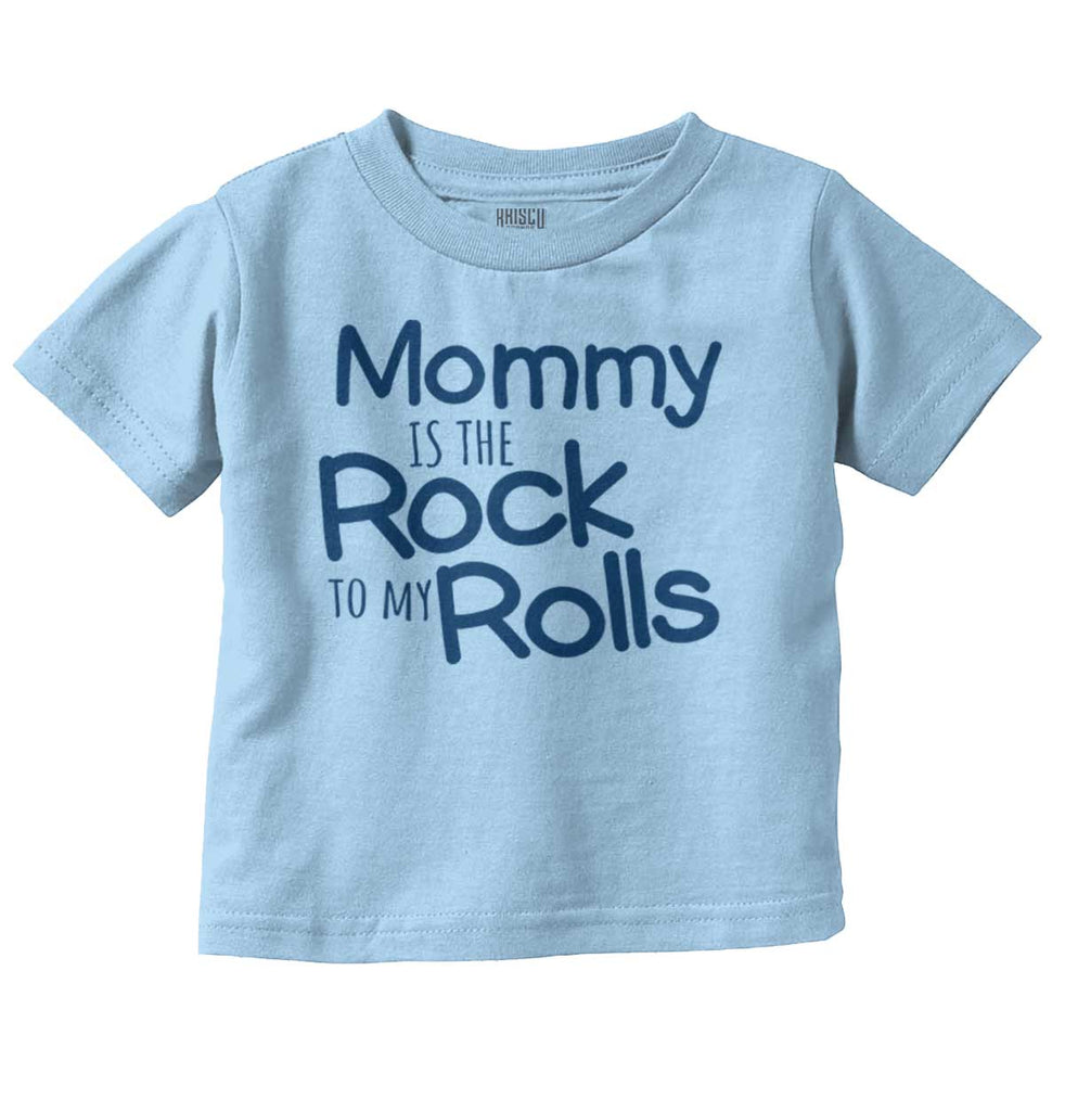 Rock To My Rolls Infant Toddler T Shirt-Direct To Garment Print-Brisco Baby