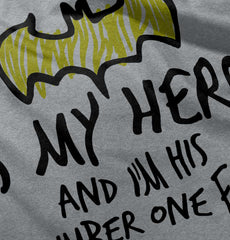 Bat Hero Infant Toddler T Shirt-Direct To Garment Print-Brisco Baby