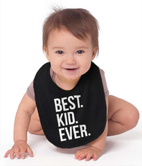 Best Kid Ever Infant Baby Bib-Direct To Garment Print-Brisco Baby