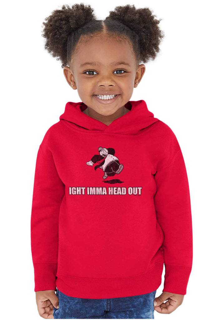 Imma Head Out Toddler Pullover Hoodie-Direct To Garment Print-Brisco Baby