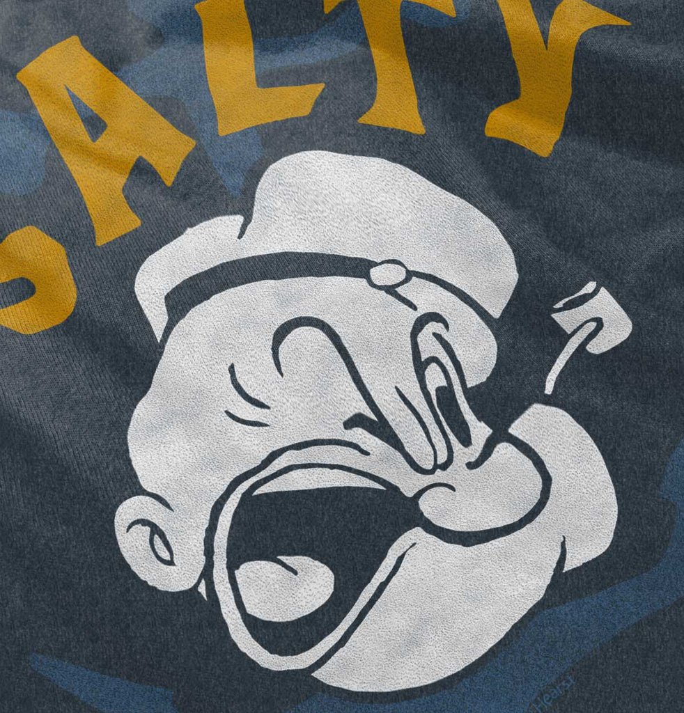 Salty Toddler Football Jersey Tee-Direct To Garment Print-Brisco Baby