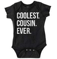 Coolest Cousin Ever Romper Bodysuit-Direct To Garment Print-Brisco Baby