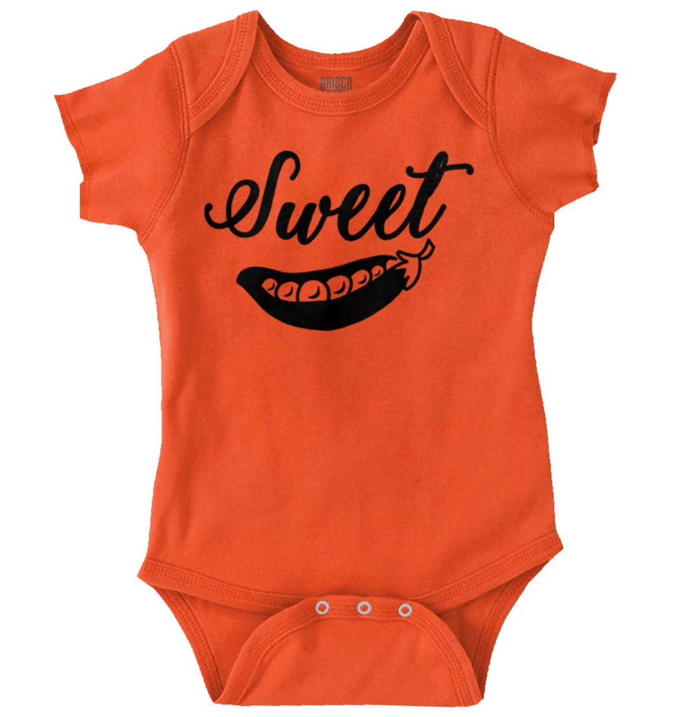 Sweet Pea Romper Bodysuit-Direct To Garment Print-Brisco Baby