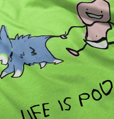 Dog Tail Infant Toddler T Shirt-Direct To Garment Print-Brisco Baby