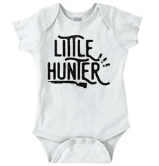 Little Hunter Gun Romper Bodysuit-Direct To Garment Print-Brisco Baby