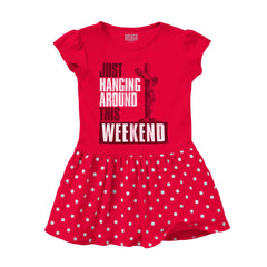 Hanging Around Baby Polka Dot Skirt Dress-Direct To Garment Print-Brisco Baby