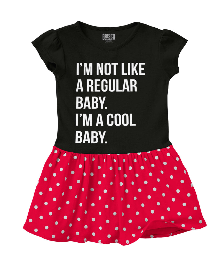 Cool Baby Baby Polka Dot Skirt Dress-Direct To Garment Print-Brisco Baby