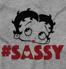 Cartoon Sassy Toddler Football Jersey Tee-Direct To Garment Print-Brisco Baby