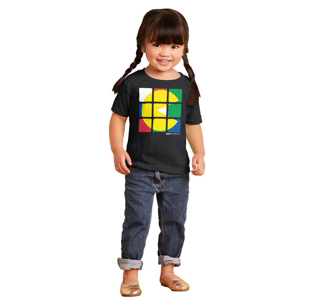 Artsy Pac-Man Infant Toddler T Shirt-Direct To Garment Print-Brisco Baby