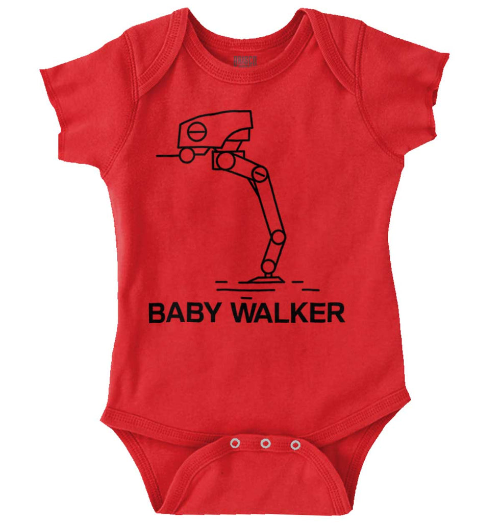 Daddy Walker Romper Bodysuit-Direct To Garment Print-Brisco Baby