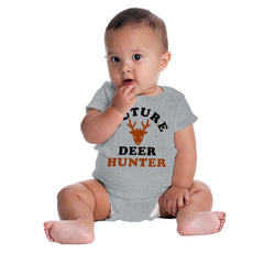 Future Deer Hunter Romper Bodysuit-Direct To Garment Print-Brisco Baby
