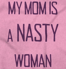 Nasty Woman Romper Bodysuit-Direct To Garment Print-Brisco Baby