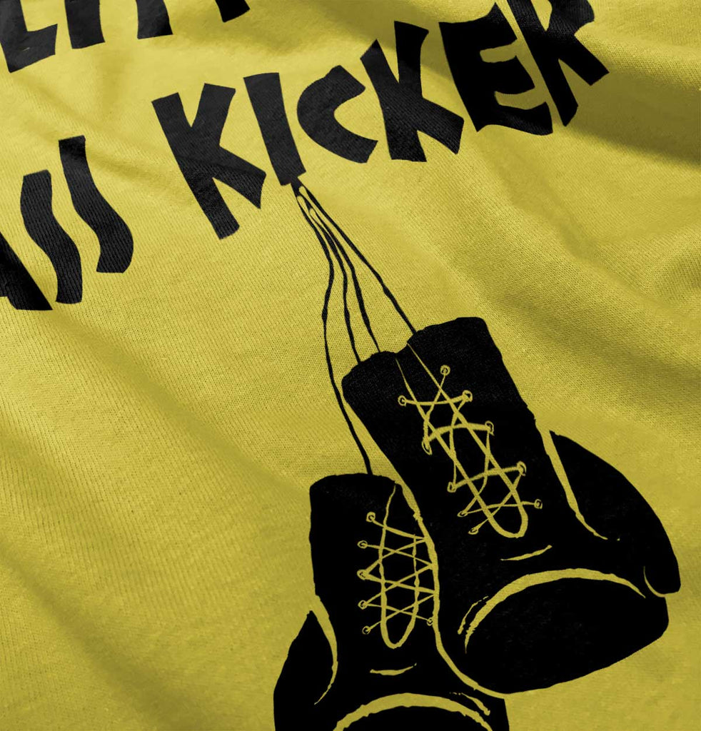 Little Ass Kicker Romper Bodysuit-Direct To Garment Print-Brisco Baby