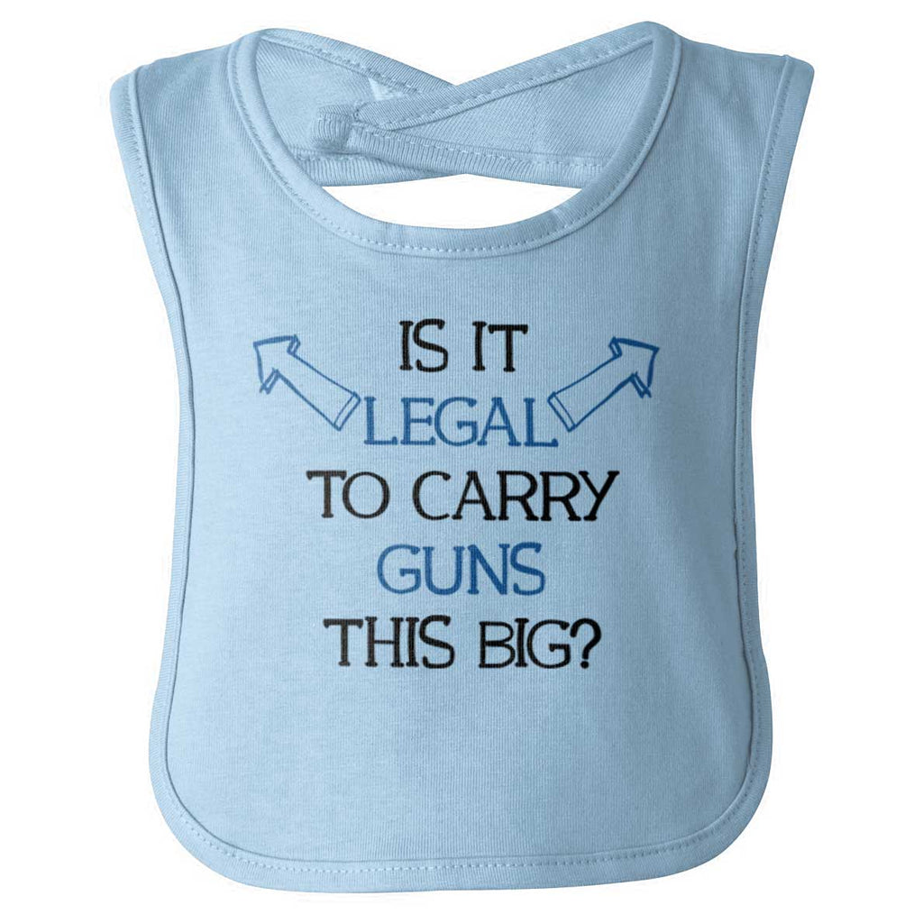 Is It Legal Infant Baby Bib-Direct To Garment Print-Brisco Baby