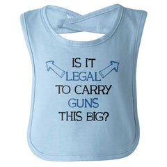 Is It Legal Infant Baby Bib-Direct To Garment Print-Brisco Baby