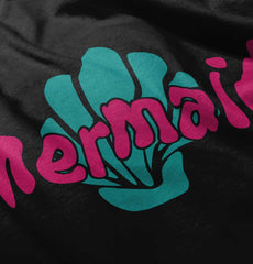 Mermaid Shell Romper Bodysuit-Direct To Garment Print-Brisco Baby