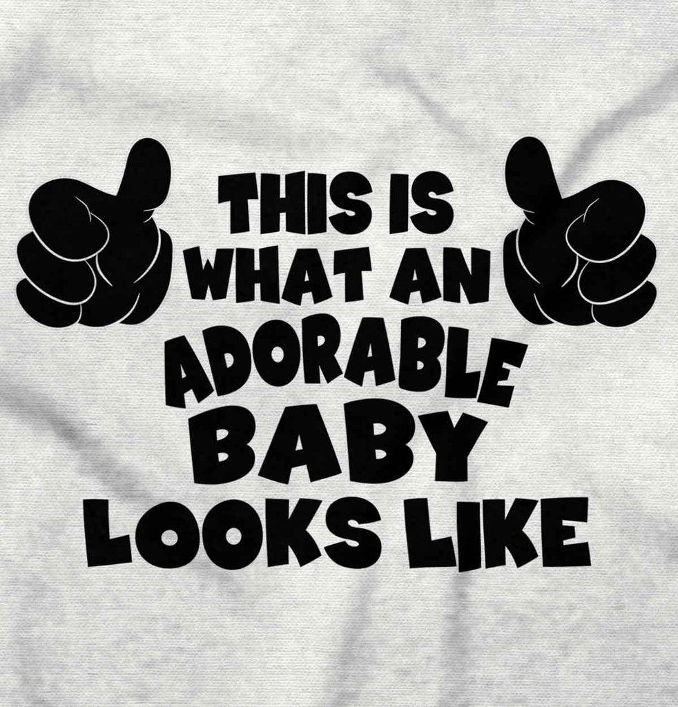 Adorable Looks Like Romper Bodysuit-Direct To Garment Print-Brisco Baby