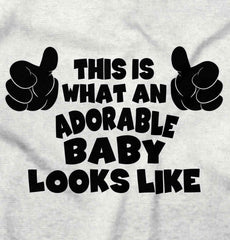 Adorable Looks Like Romper Bodysuit-Direct To Garment Print-Brisco Baby