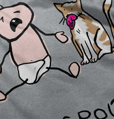 Cat Pacifier Infant Toddler T Shirt-Direct To Garment Print-Brisco Baby