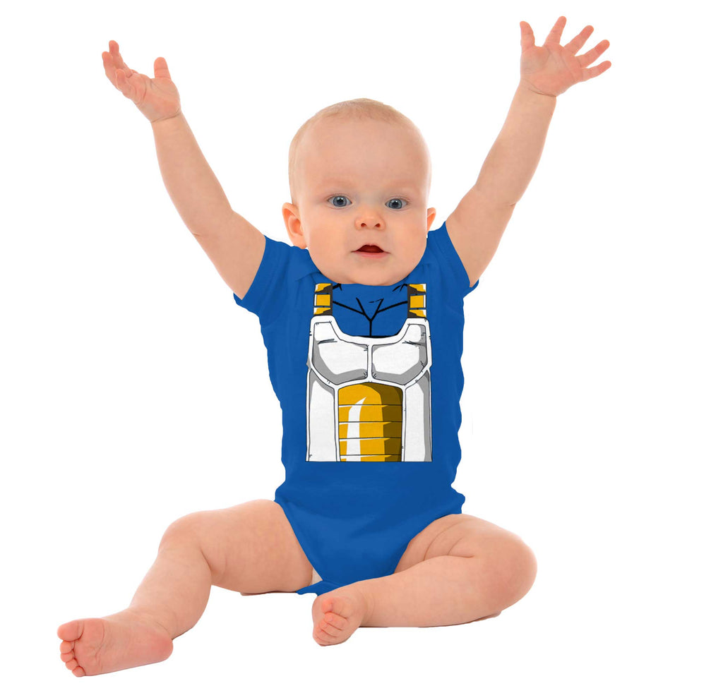 Dragon Ball Vegeta B Romper Bodysuit-Direct To Garment Print-Brisco Baby