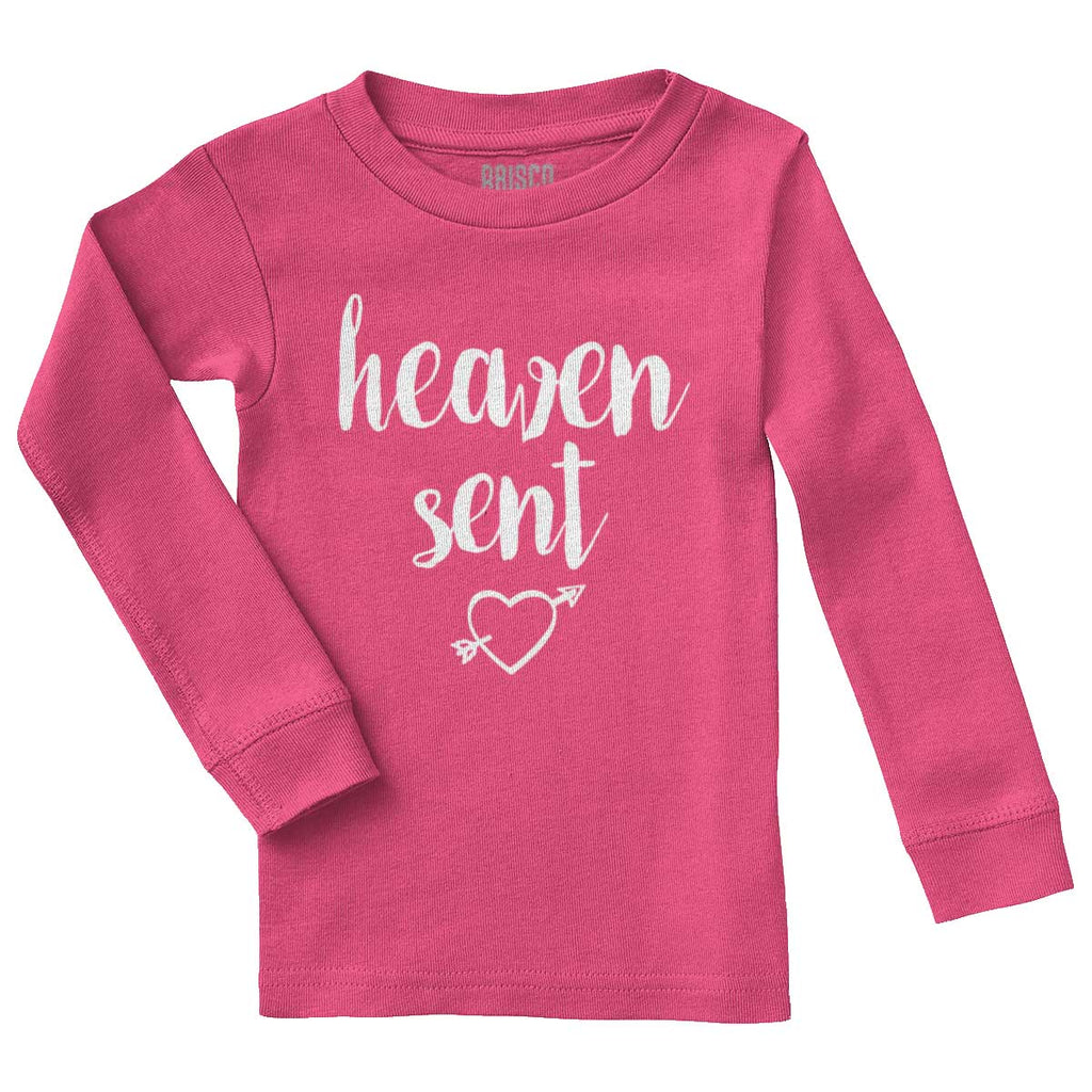 Heaven Sent Solid Baby Pajama Top-Direct To Garment Print-Brisco Baby