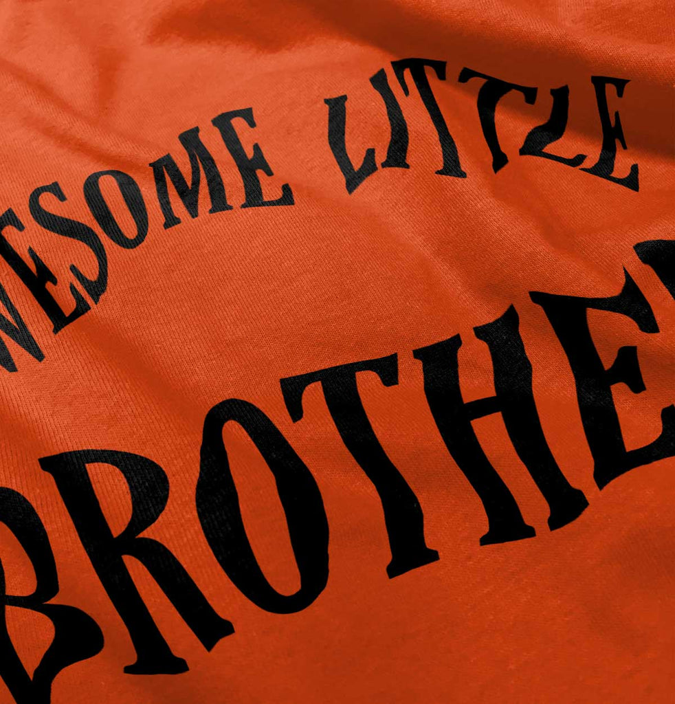 Awesome Little Brother Infant Toddler T Shirt-Direct To Garment Print-Brisco Baby