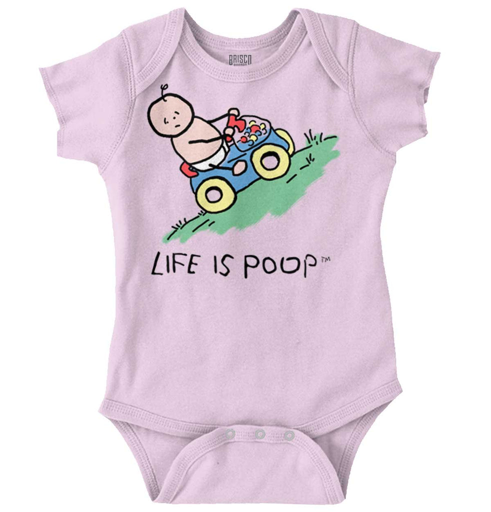 Uphill Baby Car Romper Bodysuit-Direct To Garment Print-Brisco Baby