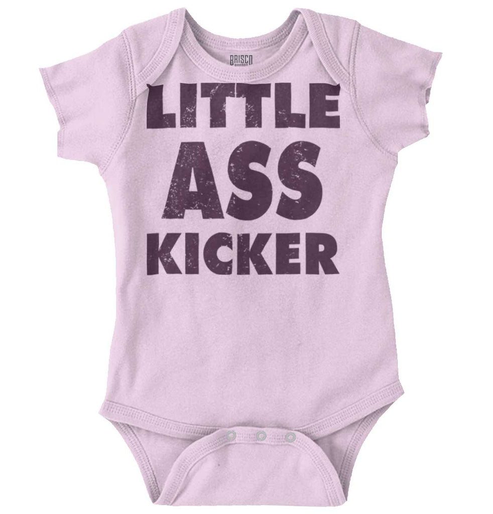 Ass Kicker Romper Bodysuit-Direct To Garment Print-Brisco Baby