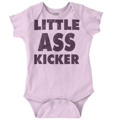 Ass Kicker Romper Bodysuit-Direct To Garment Print-Brisco Baby