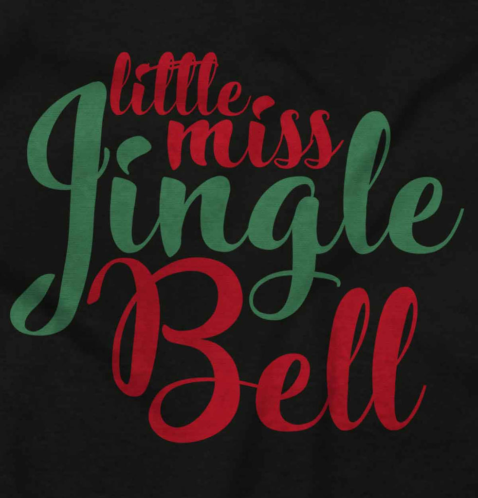 Little Miss Jingle Bell Infant Toddler T Shirt-Direct To Garment Print-Brisco Baby