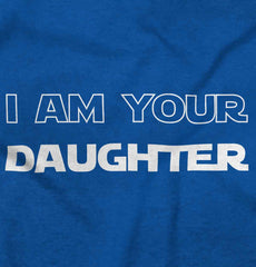 I Am Your Daughter Ringer Romper Bodysuit-Direct To Garment Print-Brisco Baby