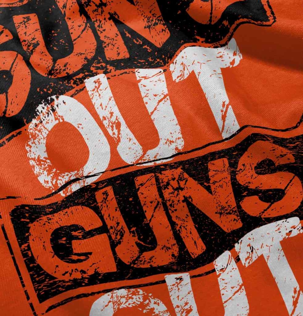 Guns Out Infant Toddler T Shirt-Direct To Garment Print-Brisco Baby